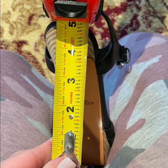 NWOT- COACH high heel black sandals - Picture 6 of 6